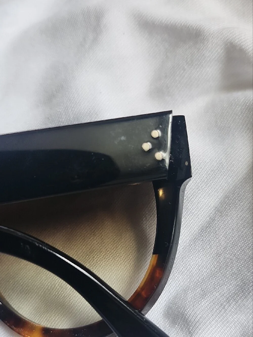Celine Men’s Black and Tortoiseshell Gradient Sunglasses